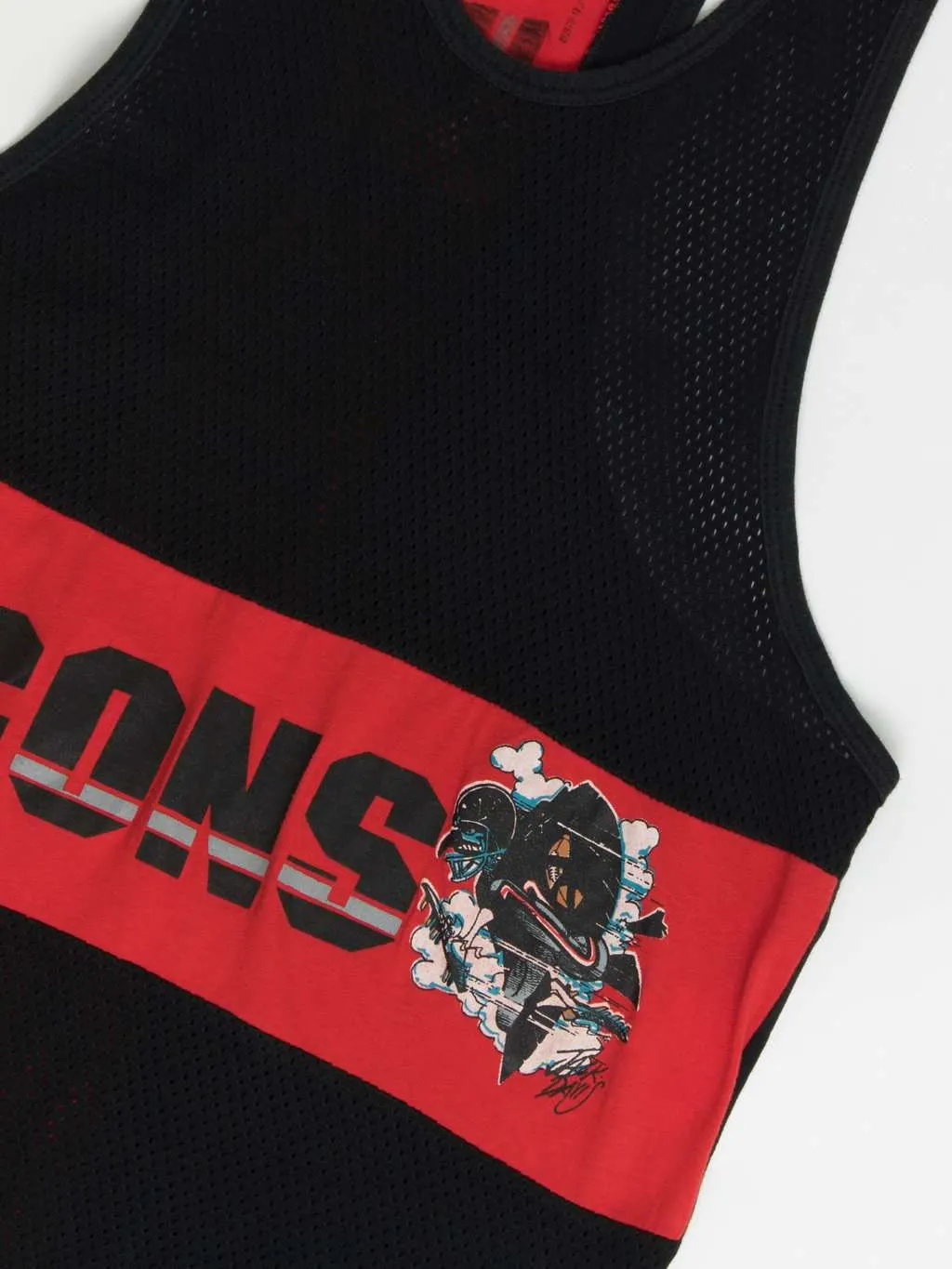 80s vintage Falcons Jack Davis American football muscle vest – Large