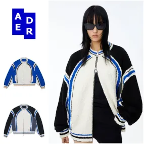 ADERERROR  |Unisex Street Style Long Sleeves Logo Sweaters