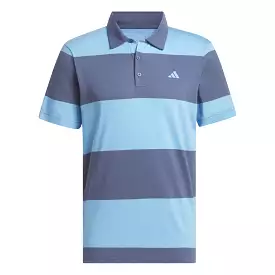 adidas Colorblock Rugby Stripe Polo Shirt - Blue/Preloved Ink SS24