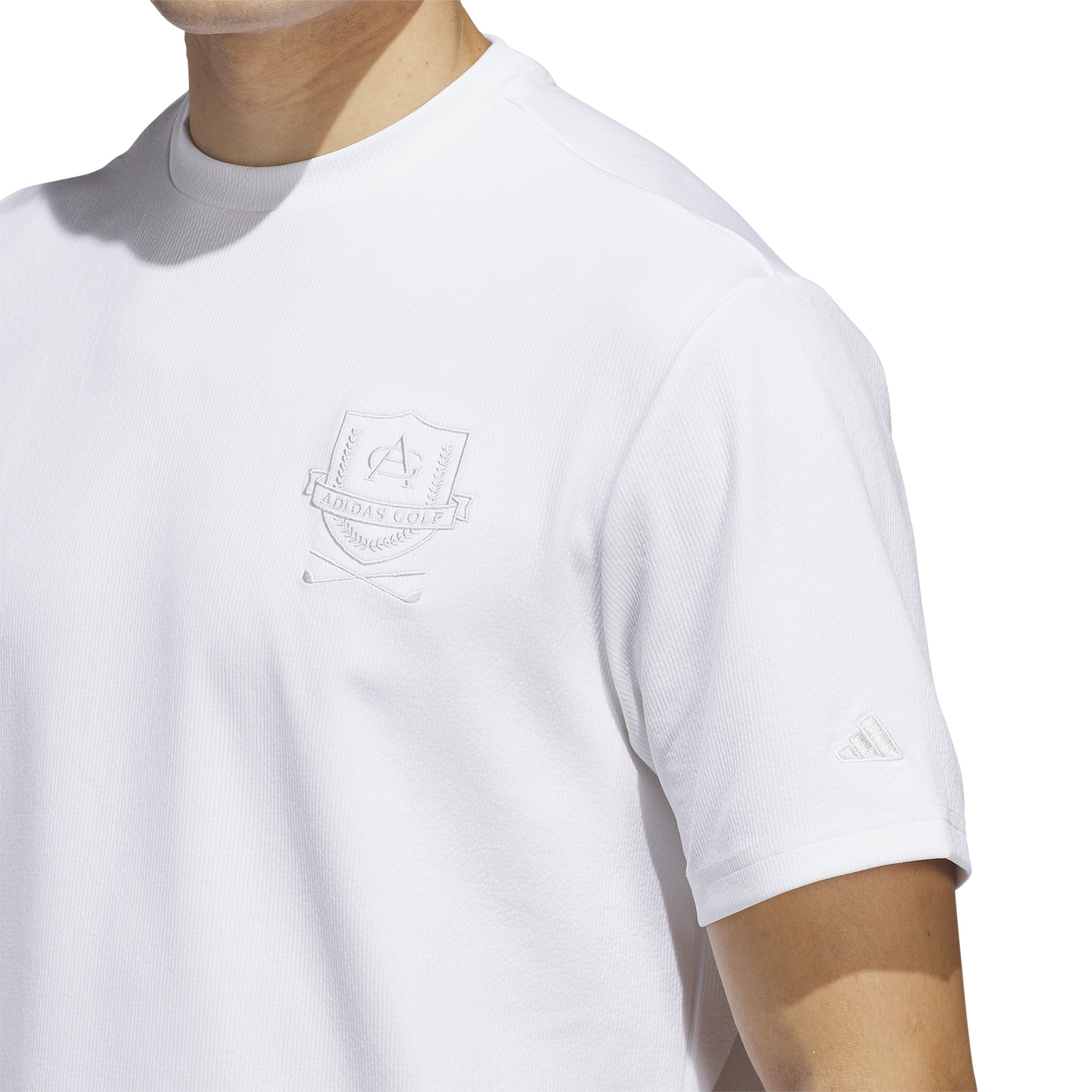 adidas Go-To Mock Polo Shirt - White SS24