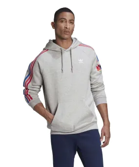 adidas Originals Men’s 3D Trefoil 3-Stripe Sweat Hoodie