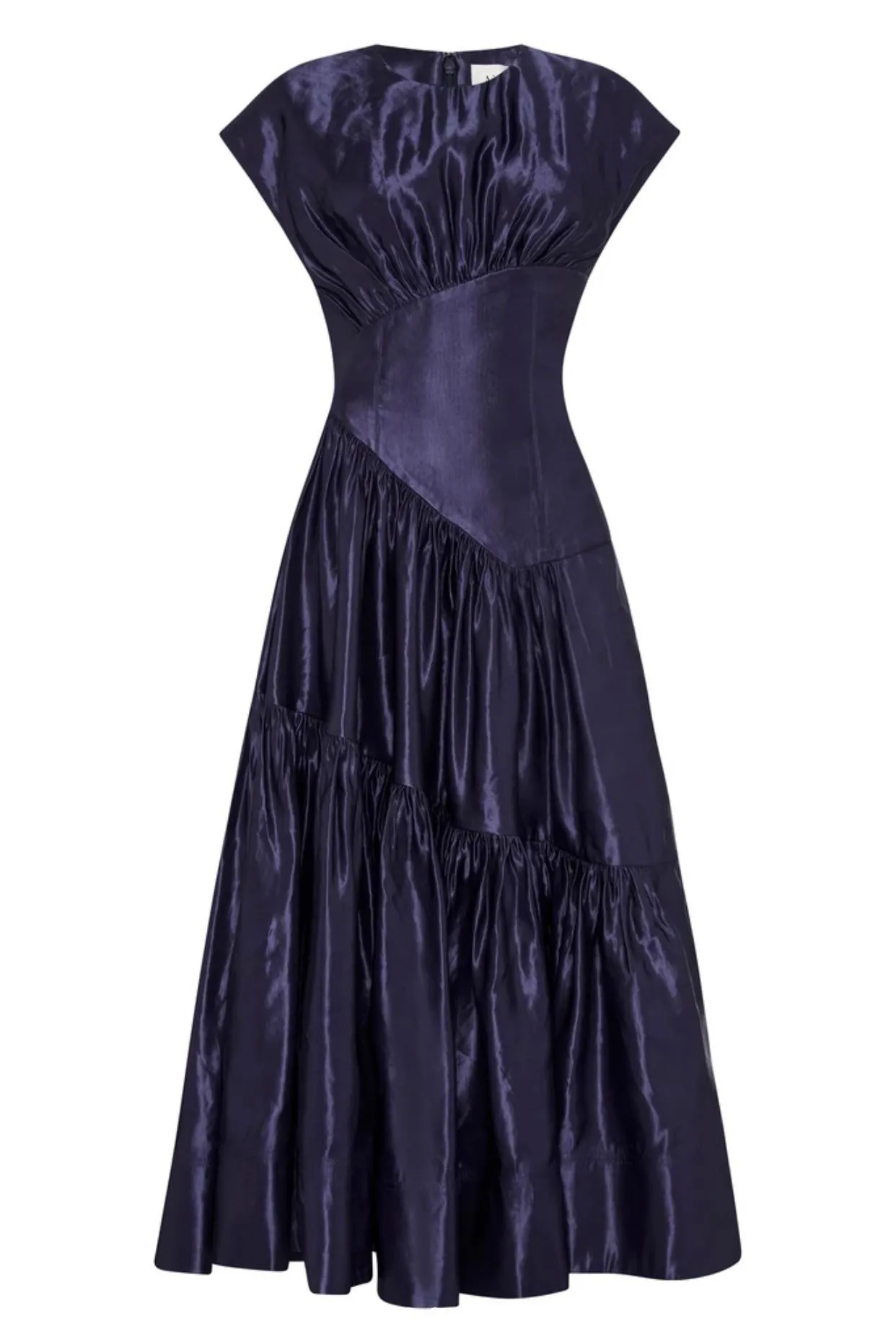 AJE Serendipity Reflection Midi Dress (Navy Blue) - RRP $595