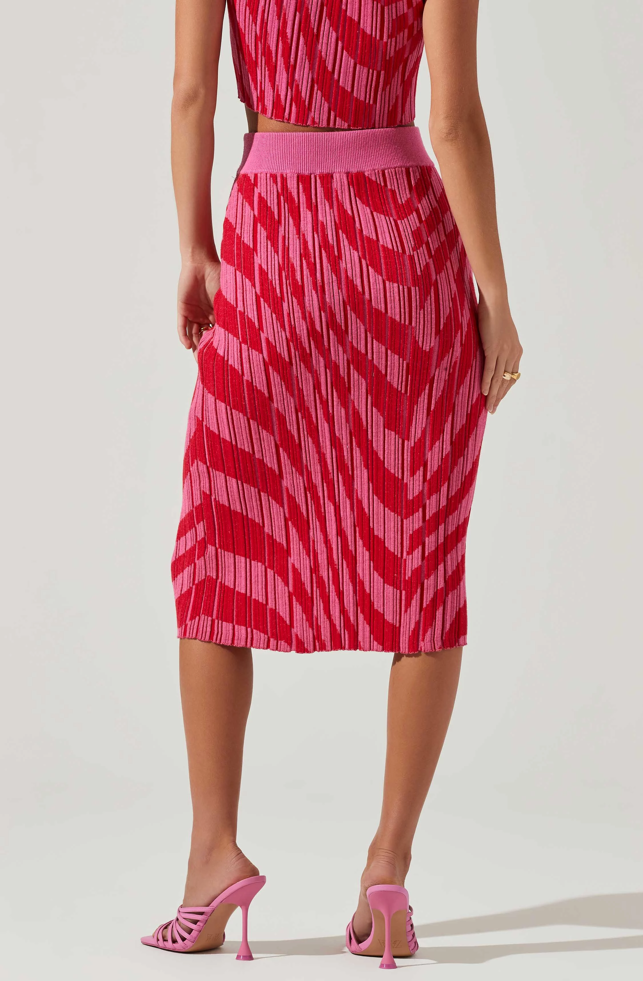 Alana Knit Pencil Midi Skirt