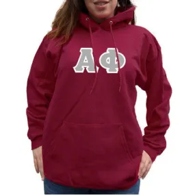 Alpha Phi Hanes 10oz. Hoodie - Hanes F170 - TWILL