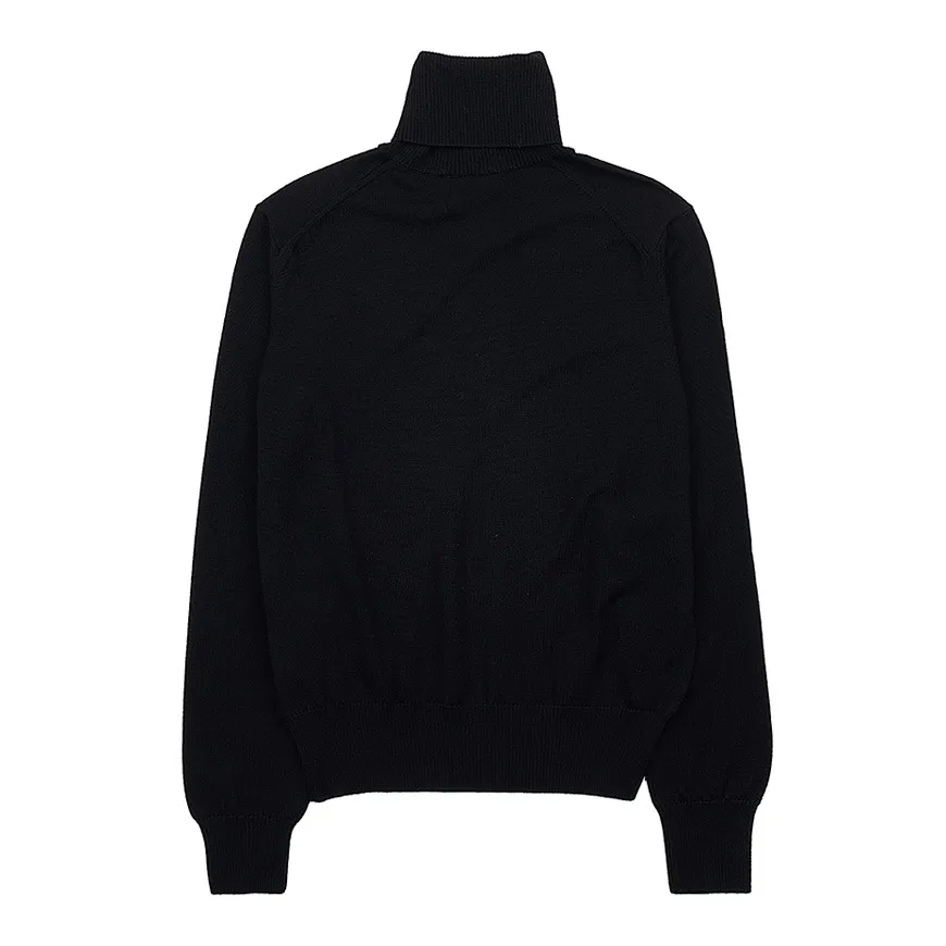 AMI PARIS  |Heart Wool Long Sleeves Plain Oversized Logo Designers