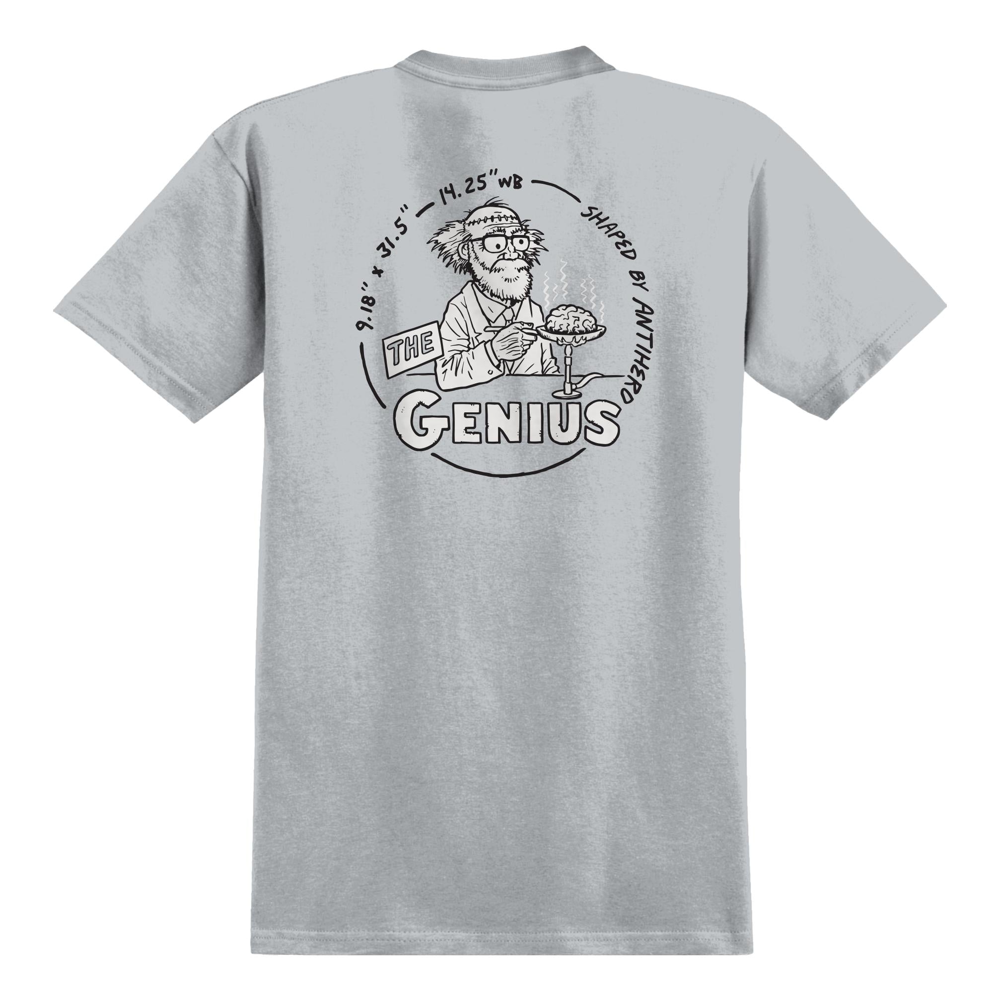 Anti Hero The Genius Tee Silver/Grey/Black