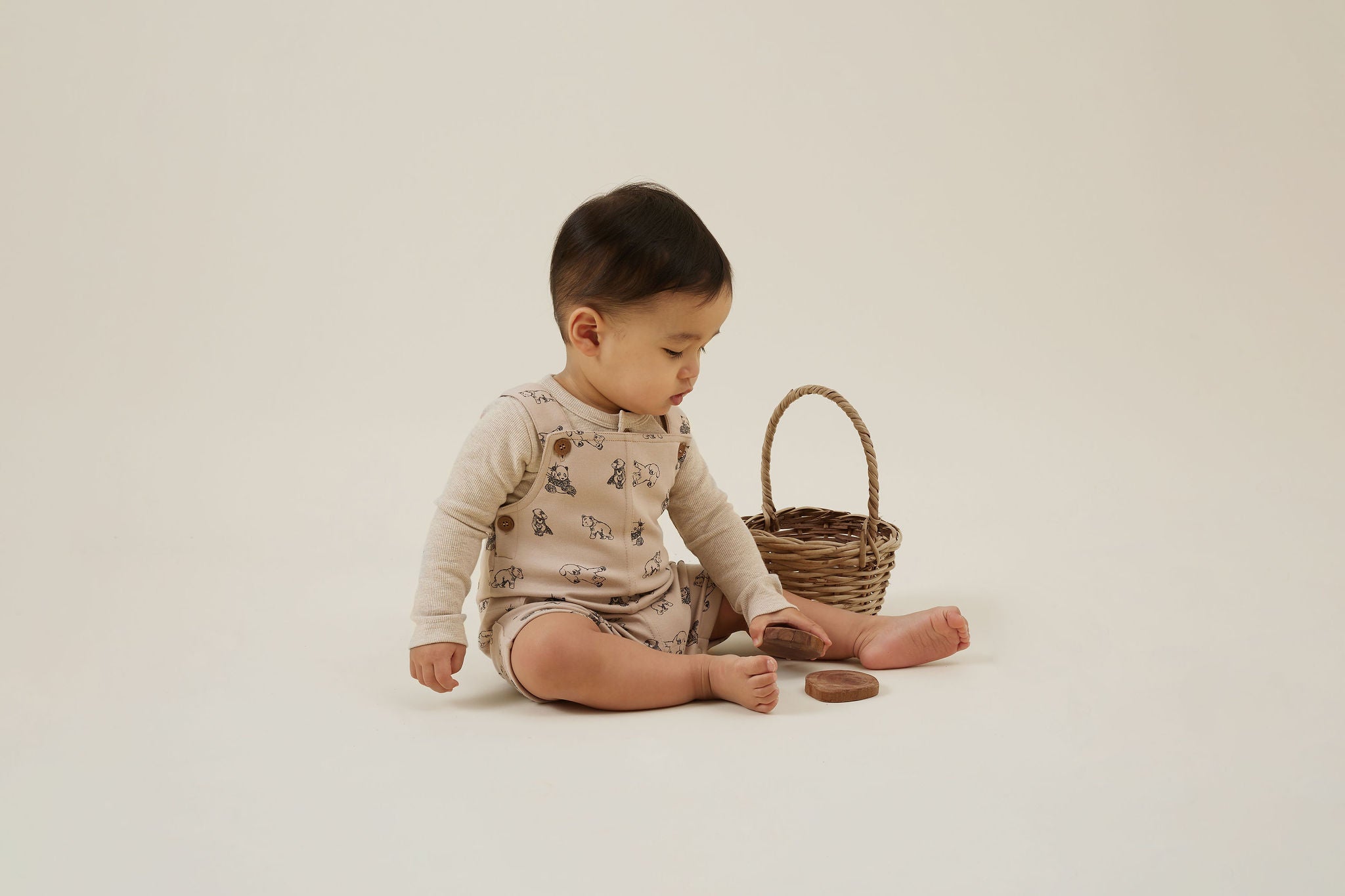 Aster & Oak Bear Overalls