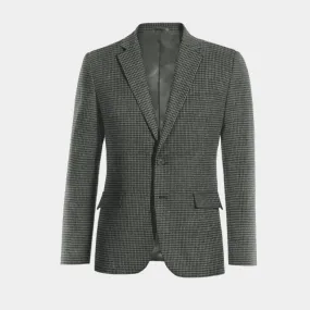  Blazer gris oscuro de tweed pata de gallo edición limitada