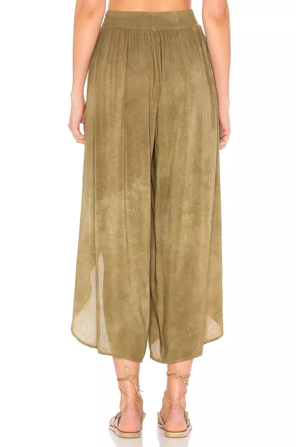 Blue Life Jeanne Wrap Culotte Pants Spanish Olive