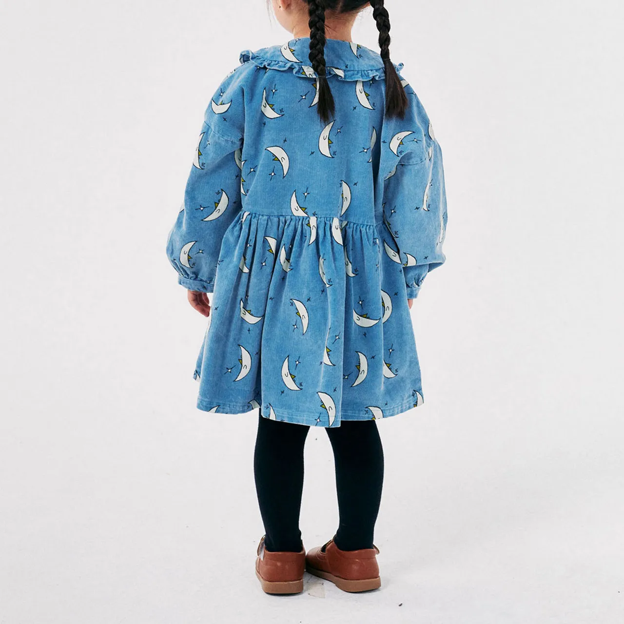 BOBO CHOSES Beneath The Moon Shirt Dress - Light Blue