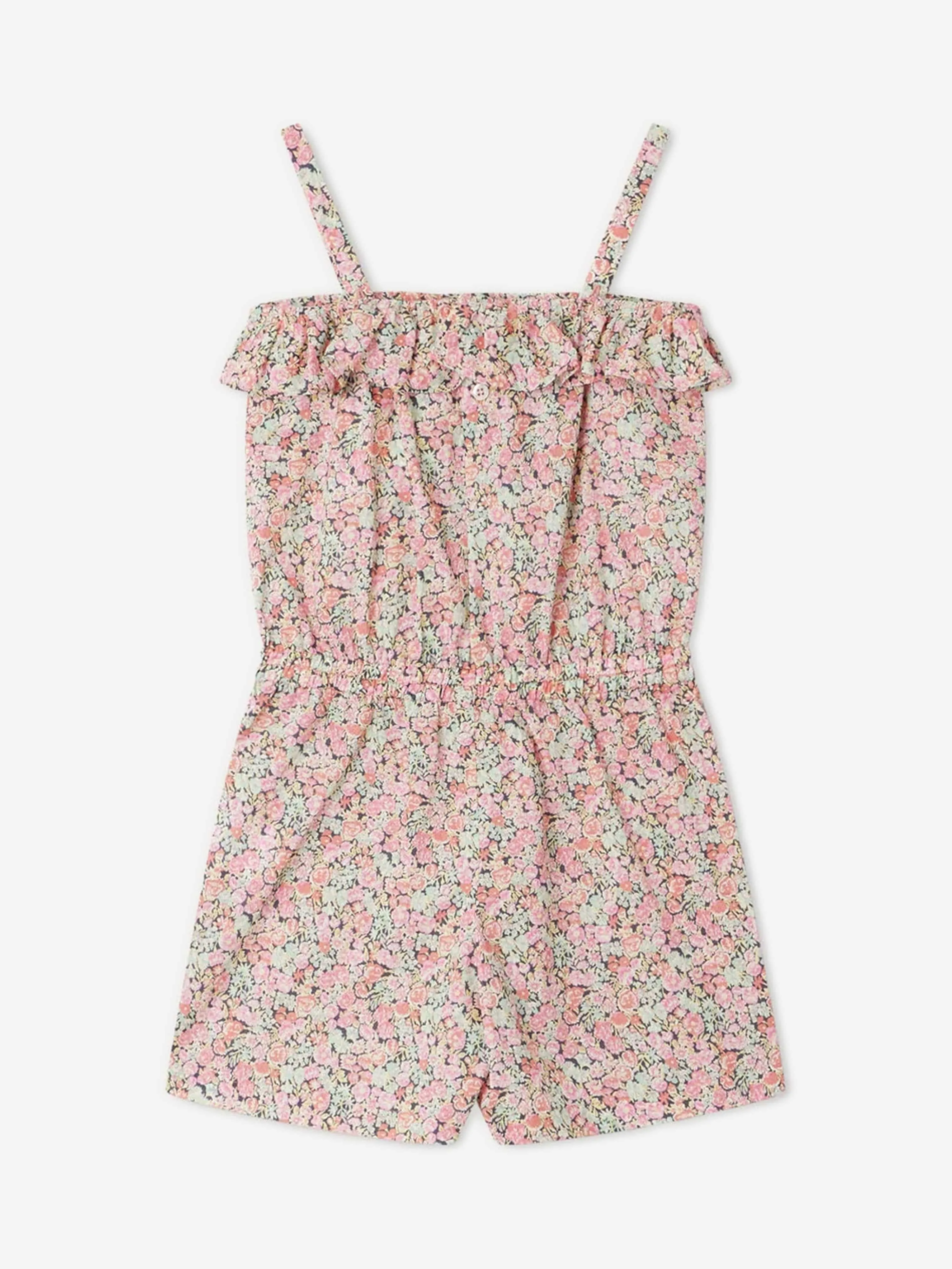 Bonpoint Girls Agrume Floral Playsuit in Multicolour