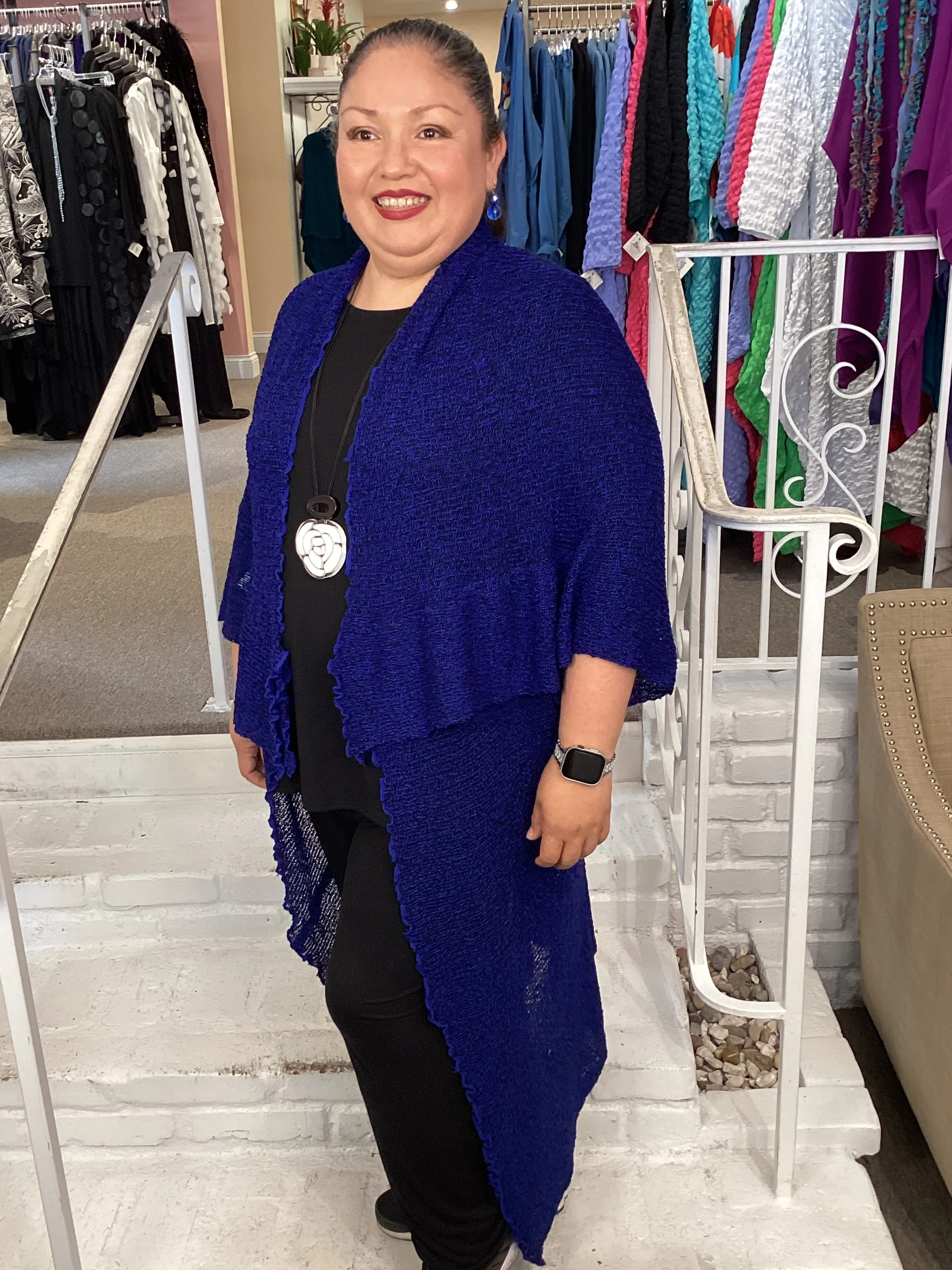 BUTTERFLY DUSTER - BLK/COBALT