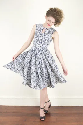 Cadence Blue Cherry Dress