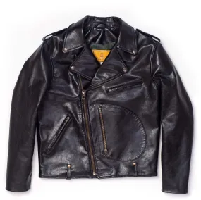 Chiodo Black Horsehide Leather Jacket - Shangri-la Heritage