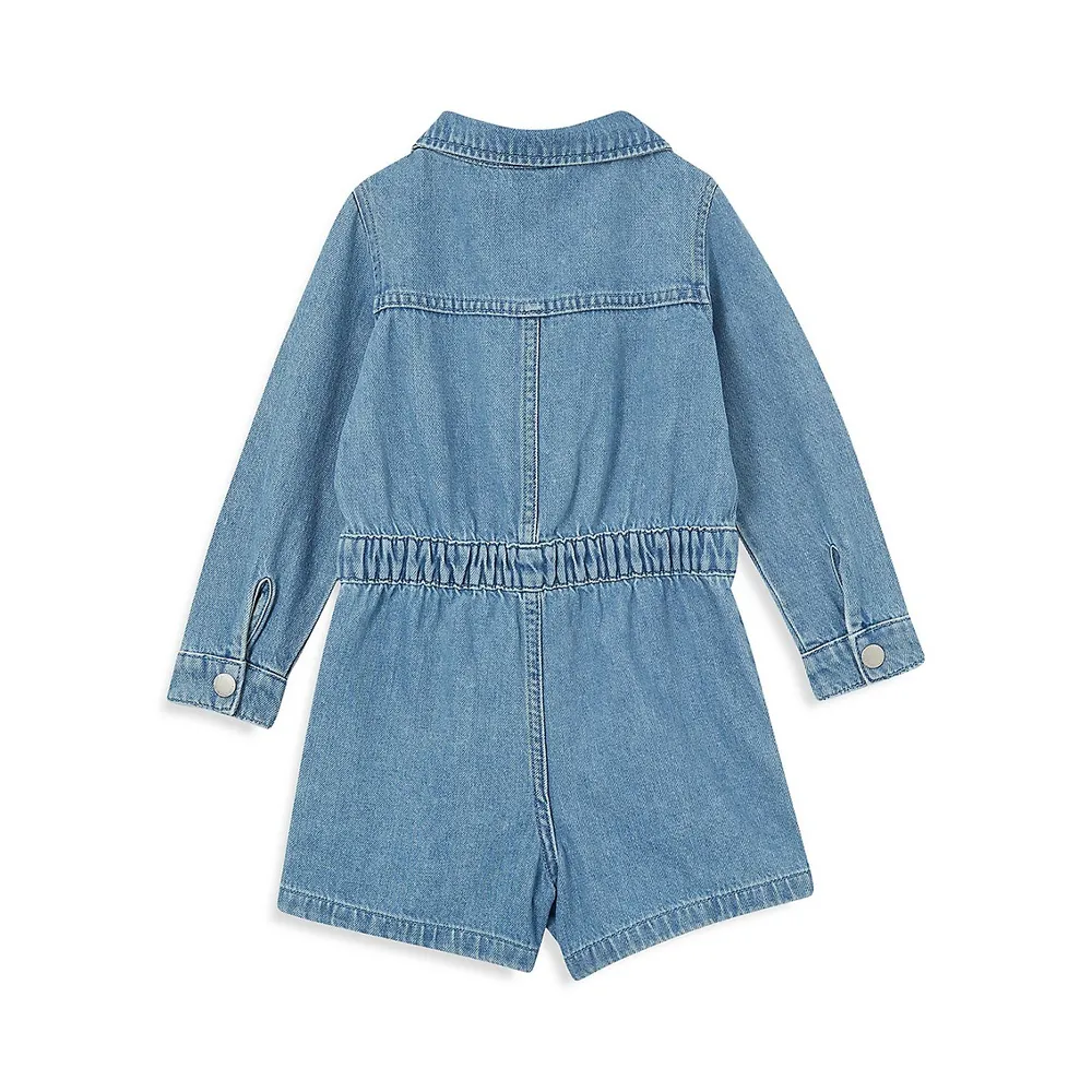 Cotton On Girl's Charlie Denim Playsuit