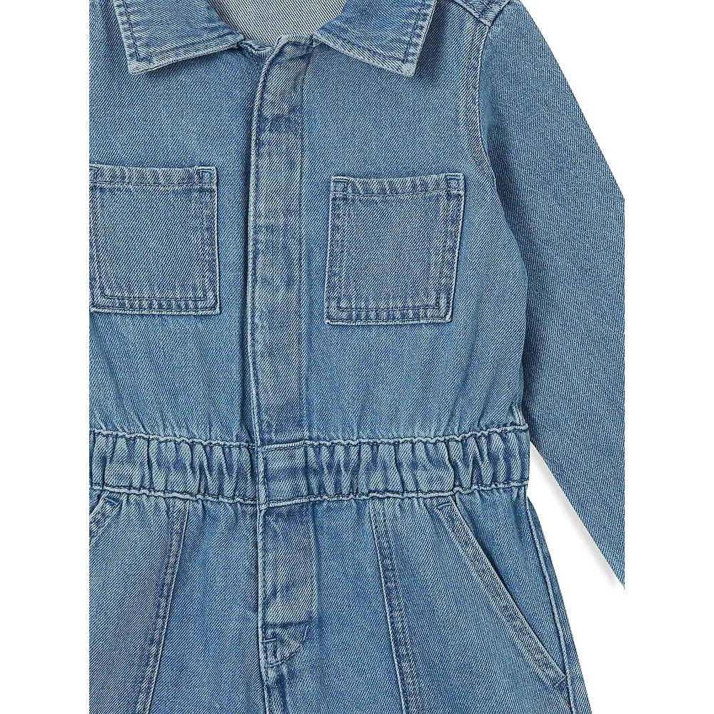 Cotton On Girl's Charlie Denim Playsuit