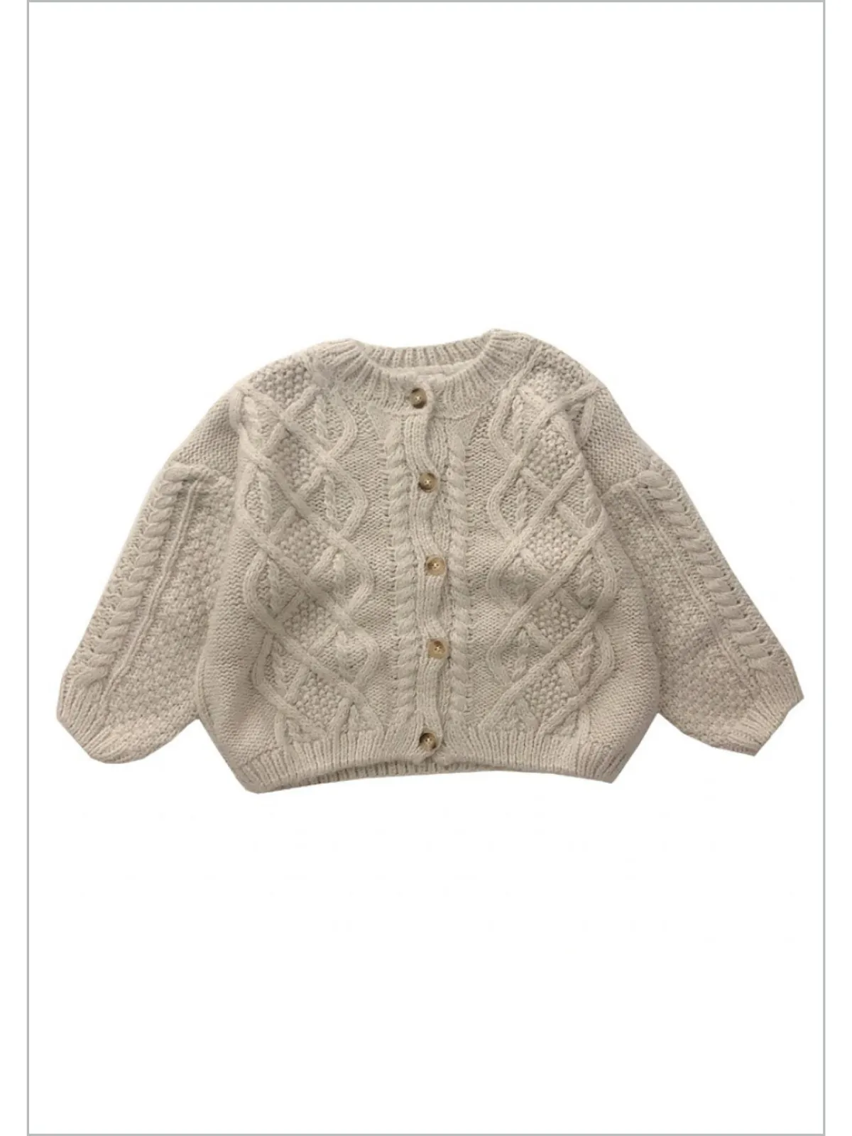 Cozy Fashion Statement Cable Knit Cardigan