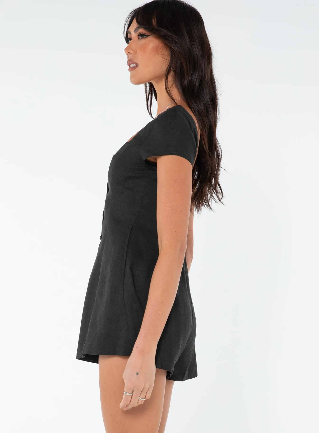 Darcie Playsuit Black