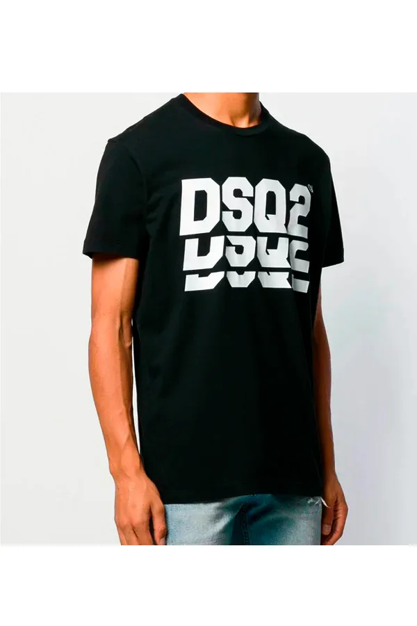 Dsquared2 Layered Logo Tee Black