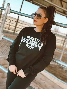 DYNASTY WORLD TOUR BLACK LONGSLEEVE TEE