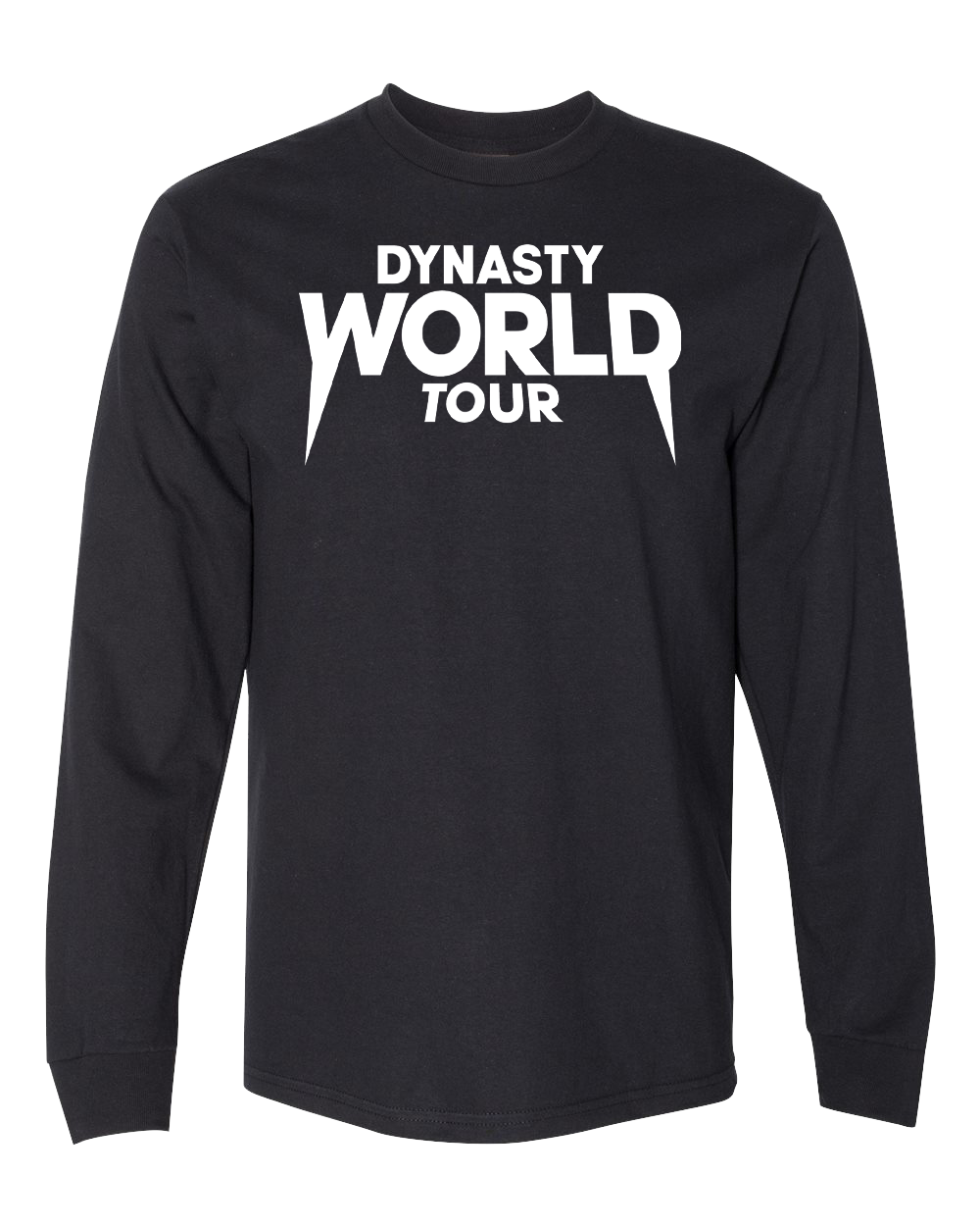 DYNASTY WORLD TOUR BLACK LONGSLEEVE TEE