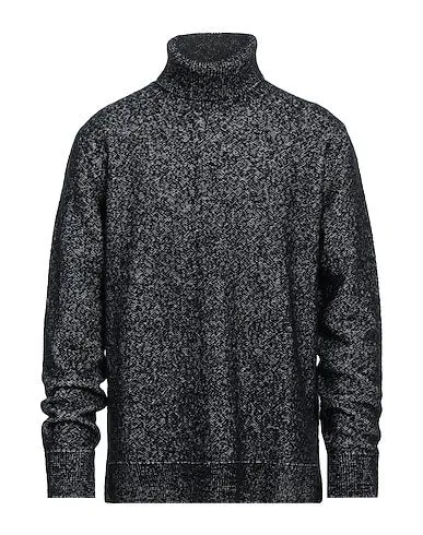 Ermenegildo Zegna  |Wool Cashmere Silk Bi-color Long Sleeves Oversized Luxury