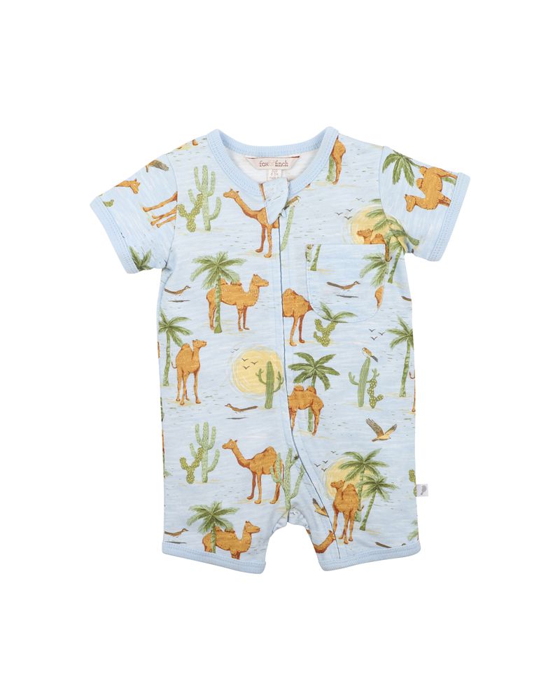 Fox & Finch Desert Mirage SS Zip Romper