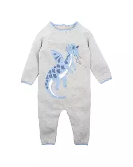 Fox & Finch Dragon Knitted Romper