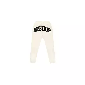 Geedup Team Logo Trackpants 'Buttercream Black'