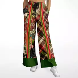 Gillepsie Paisley Plaid Stretchy Phat Bellbottoms