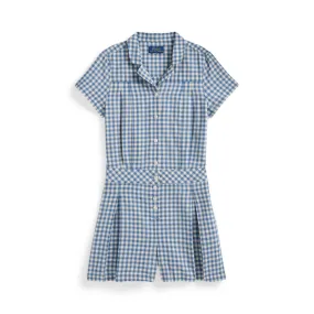 Gingham Cotton Madras Playsuit for Girls | Ralph Lauren® UK