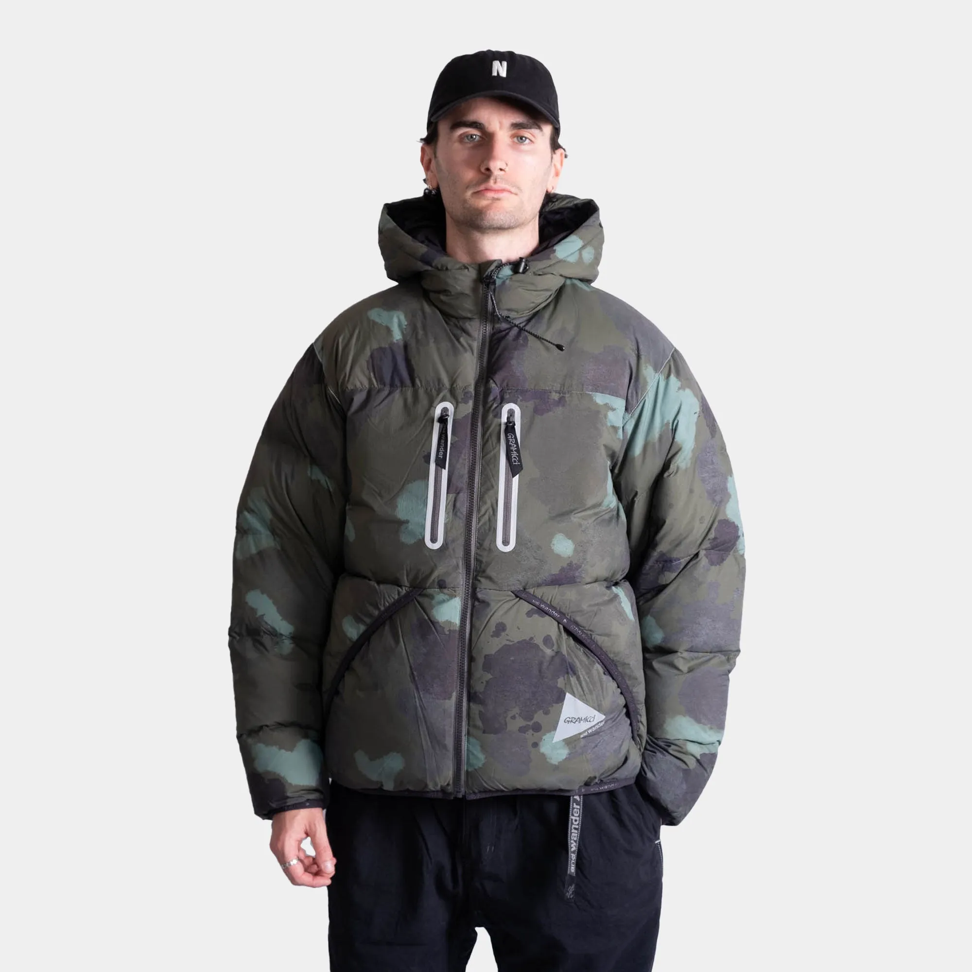 Gramicci x And Wander Down Jacket - Camo