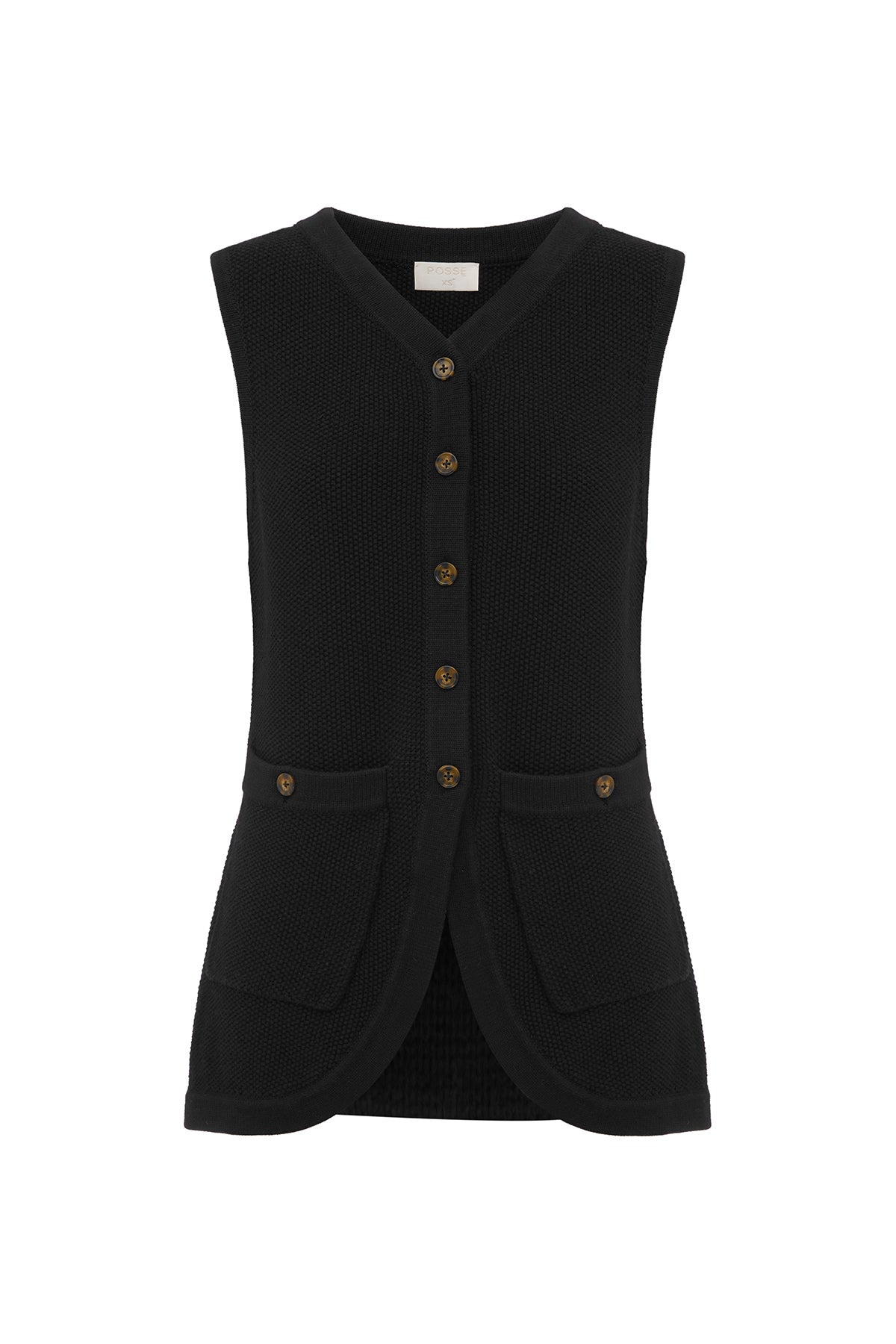 HARPER VEST - BLACK