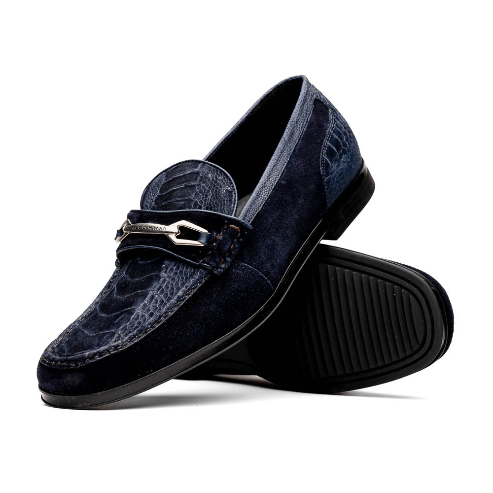 Hugo Ostrich - Navy Blue