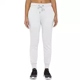 INSPORT WOMEN'S CHLOE SLIM FIT WHITE MARLE TRACKPANTS