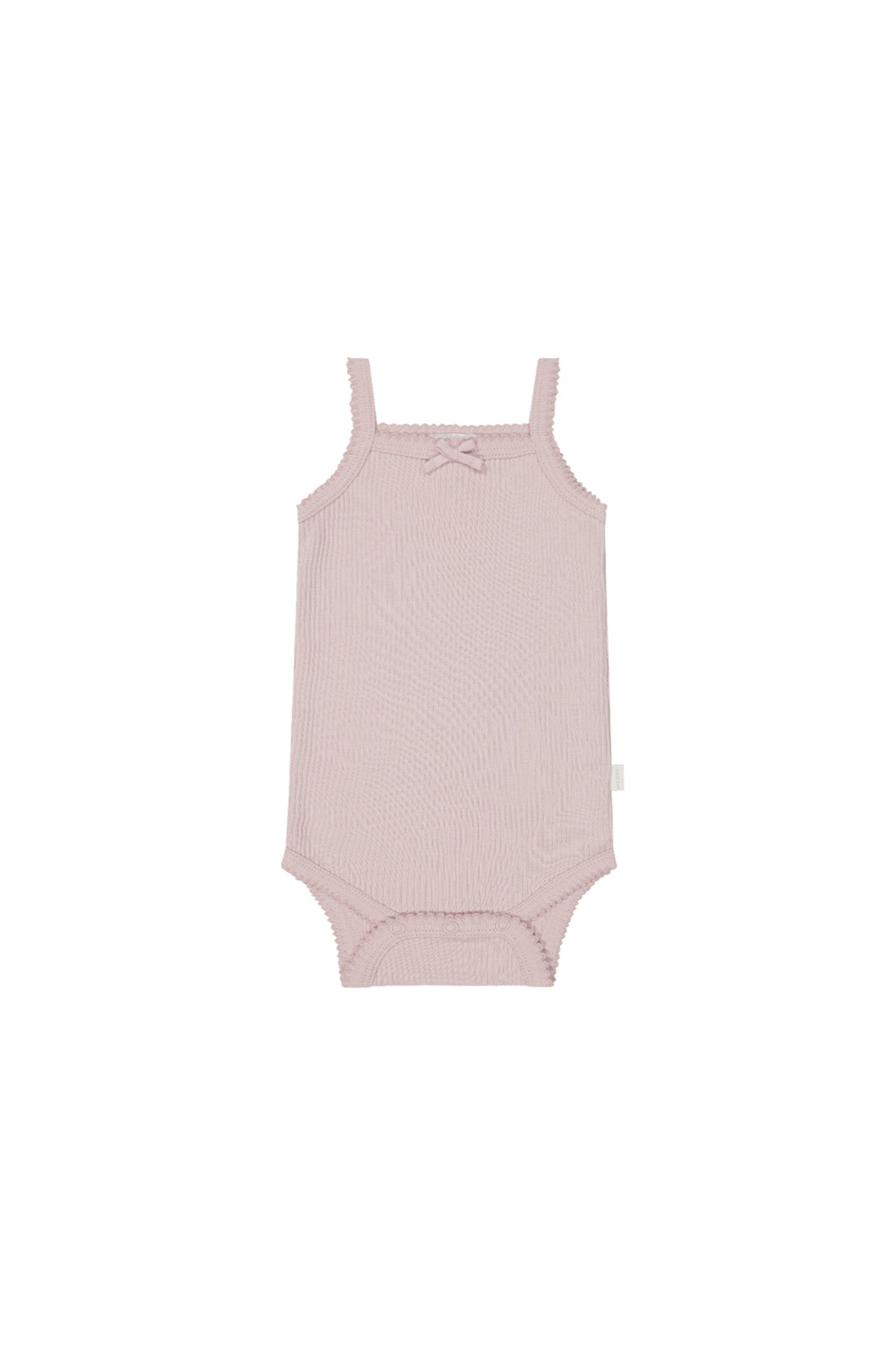 JAMIE KAY Organic Cotton Modal Singlet Bodysuit - Old Rose