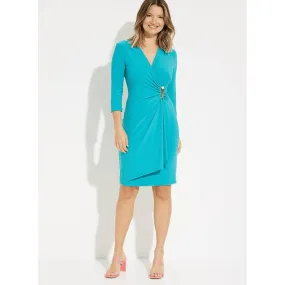 Joseph Ribkoff Hardware Detail Wrap Dress - 231767