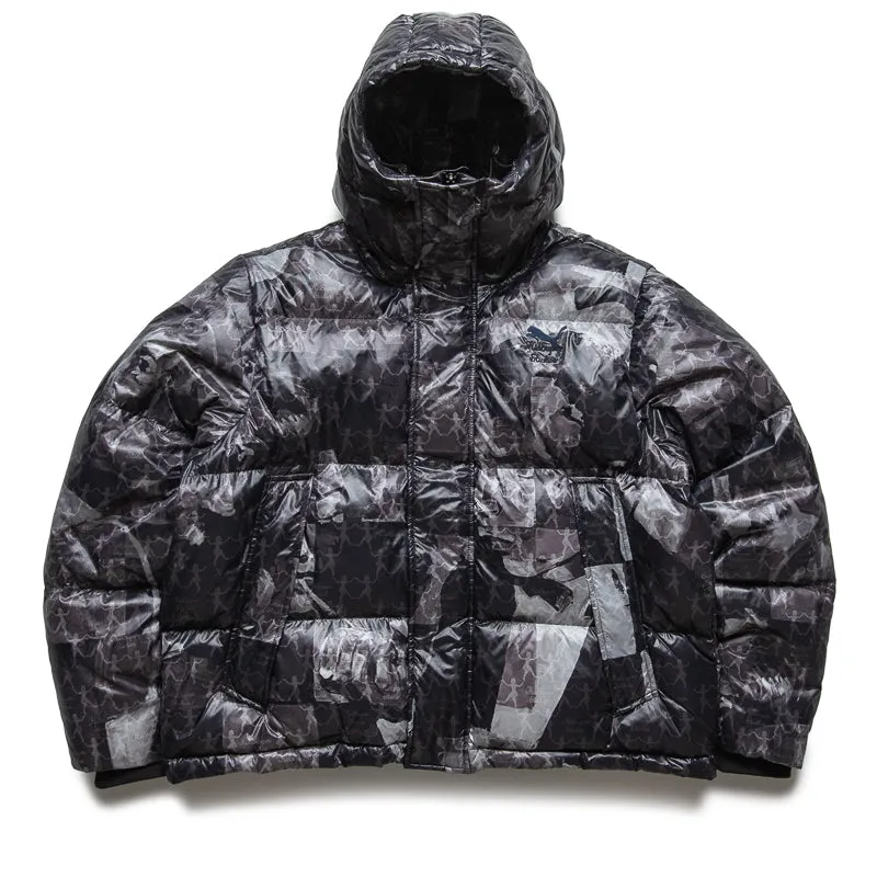 KidSuper x Puma MMQ All Over Print Puffer Jacket - Black