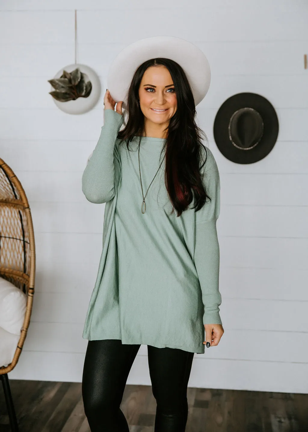 Kristaan Oversized Tunic Sweater FINAL SALE