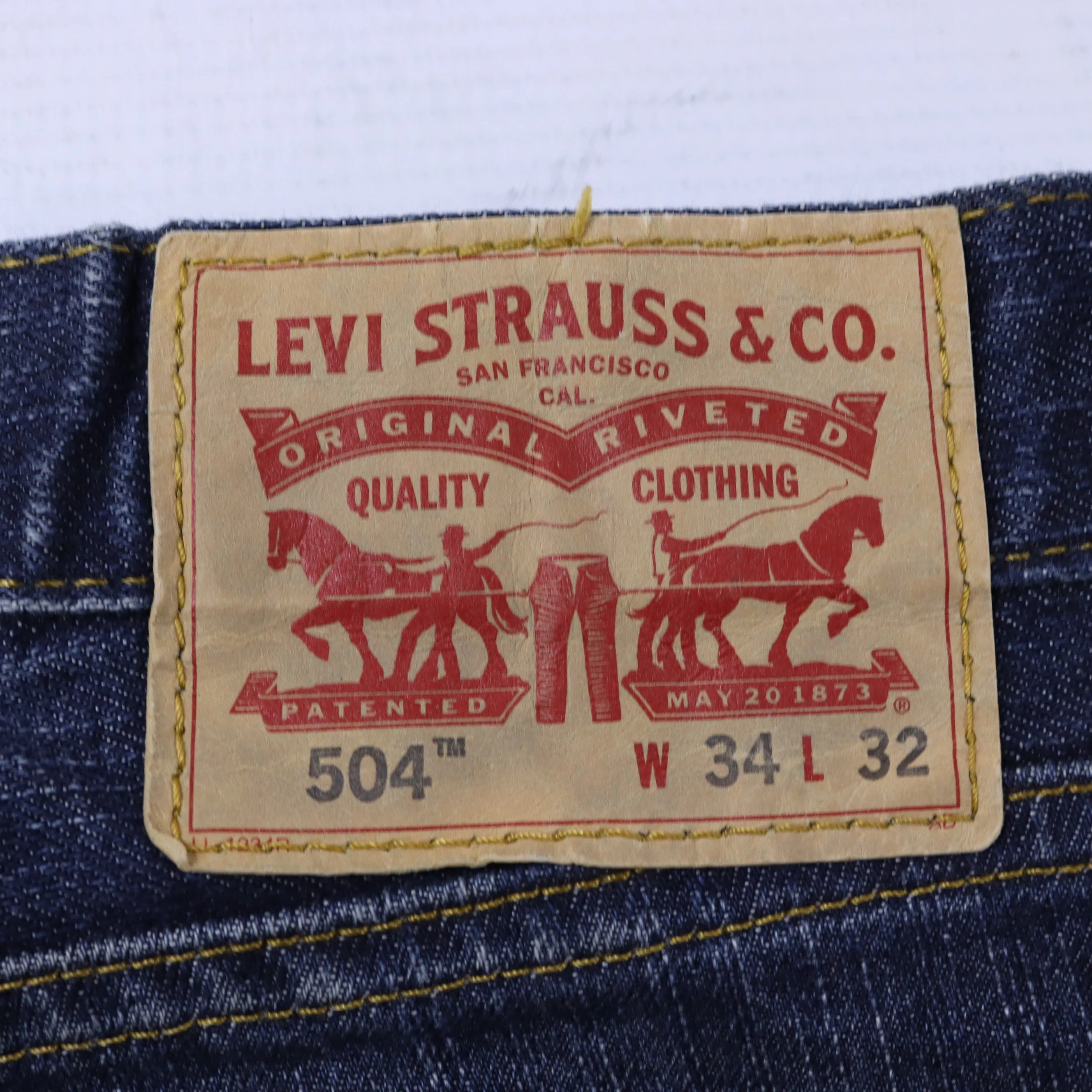 Levi's 504 Blue Jeans