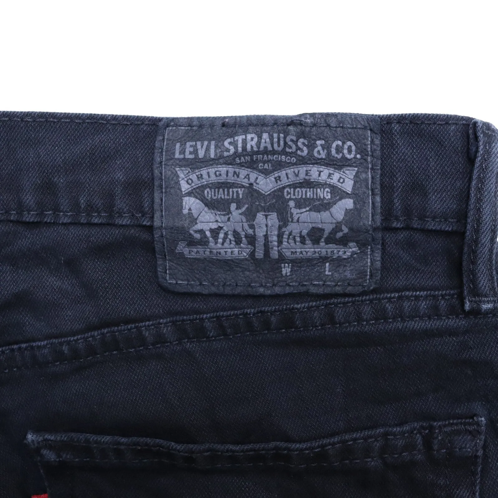 Levi's Overwashed Black Jeans