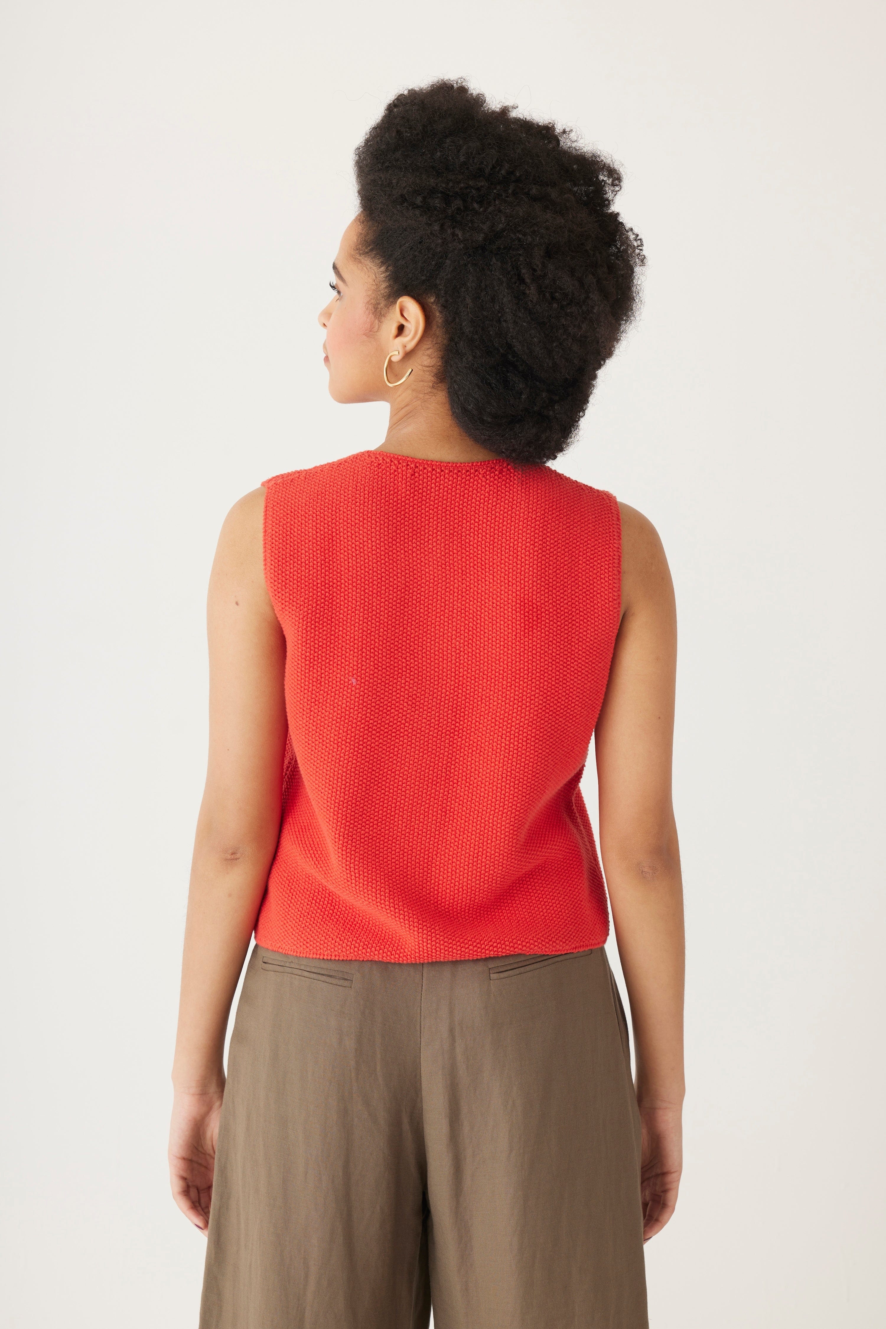 Lola Vest in Pima Cotton