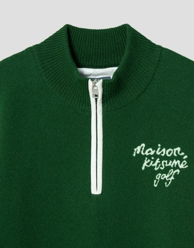 MAISON KITSUNE  |Street Style Long Sleeves Plain Logo Designers Sweaters