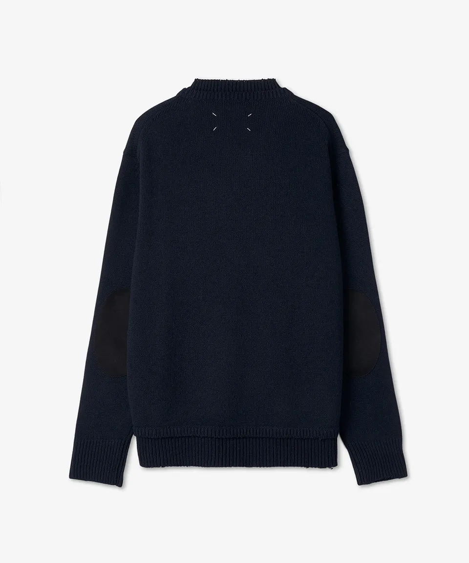 Maison Margiela  |Crew Neck Street Style Long Sleeves Plain Logo Designers