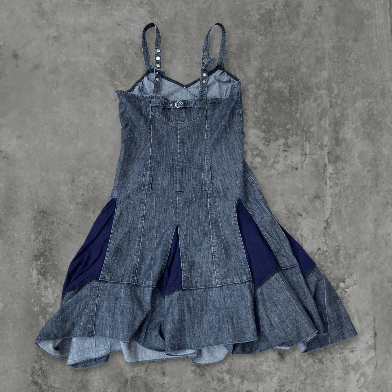 MARITHE FRANCOIS GIRBAUD DENIM DRESS - M