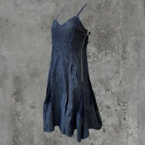 MARITHE FRANCOIS GIRBAUD MFG DENIM DRESS - M