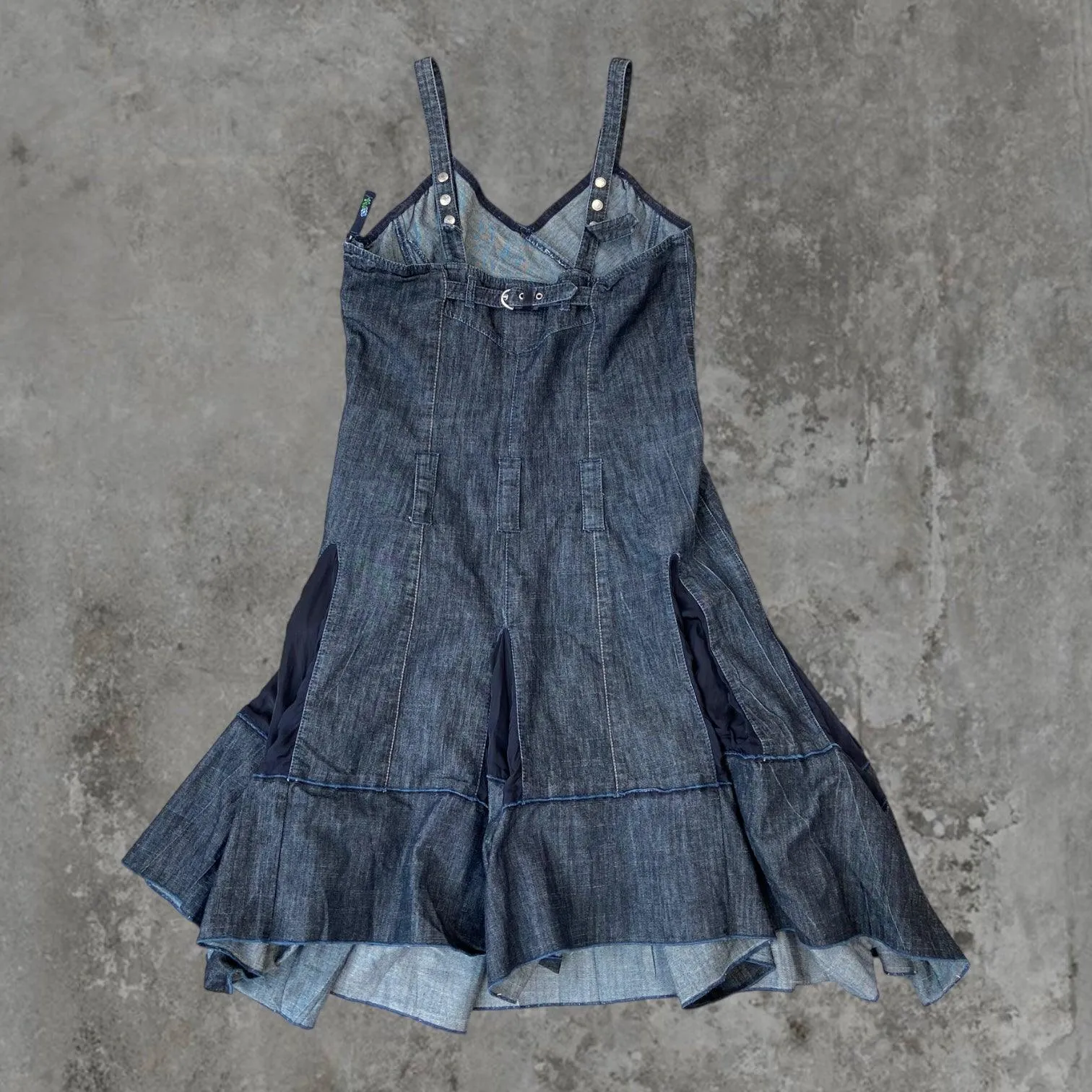 MARITHE FRANCOIS GIRBAUD MFG DENIM DRESS - M