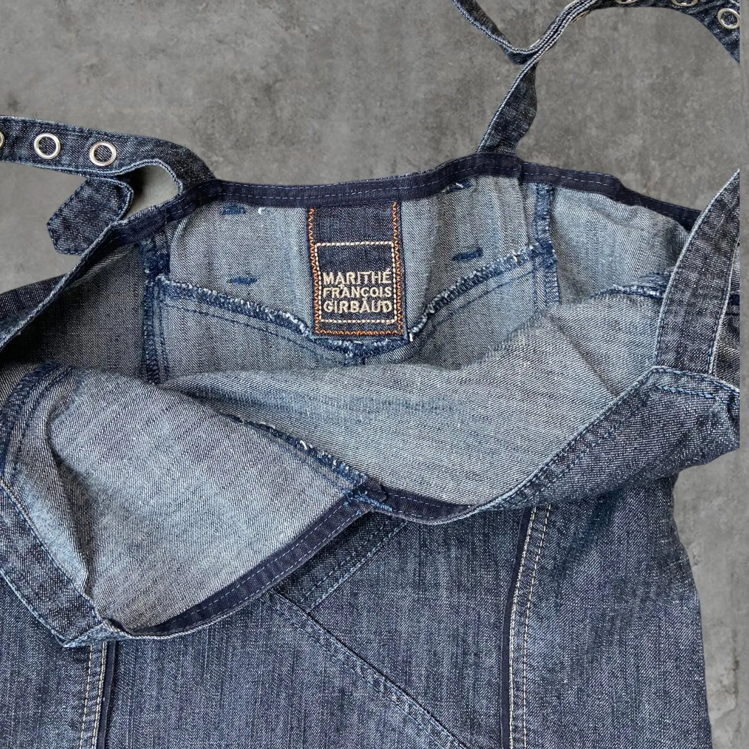 MARITHE FRANCOIS GIRBAUD MFG DENIM DRESS - M