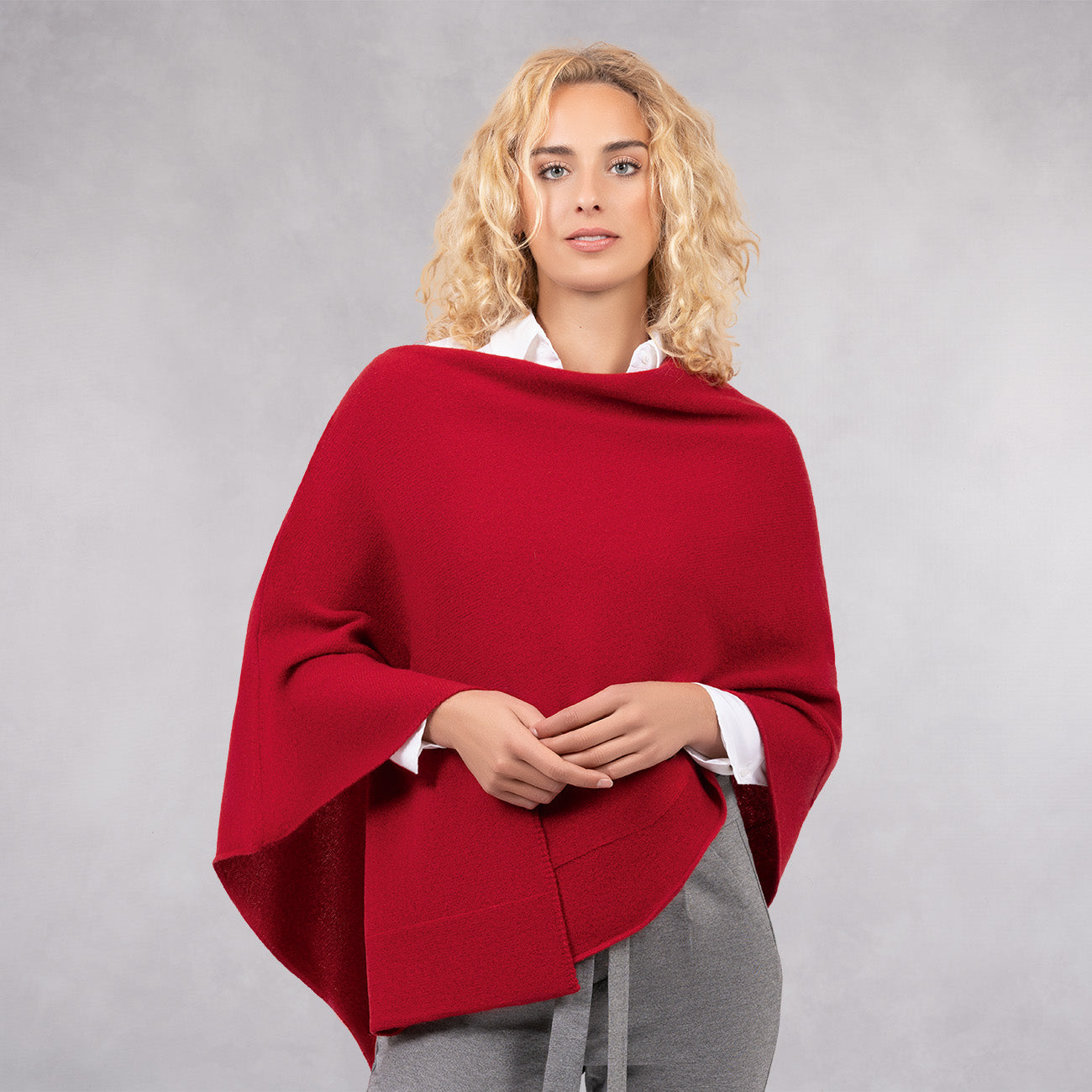 Merino Lambswool Poncho