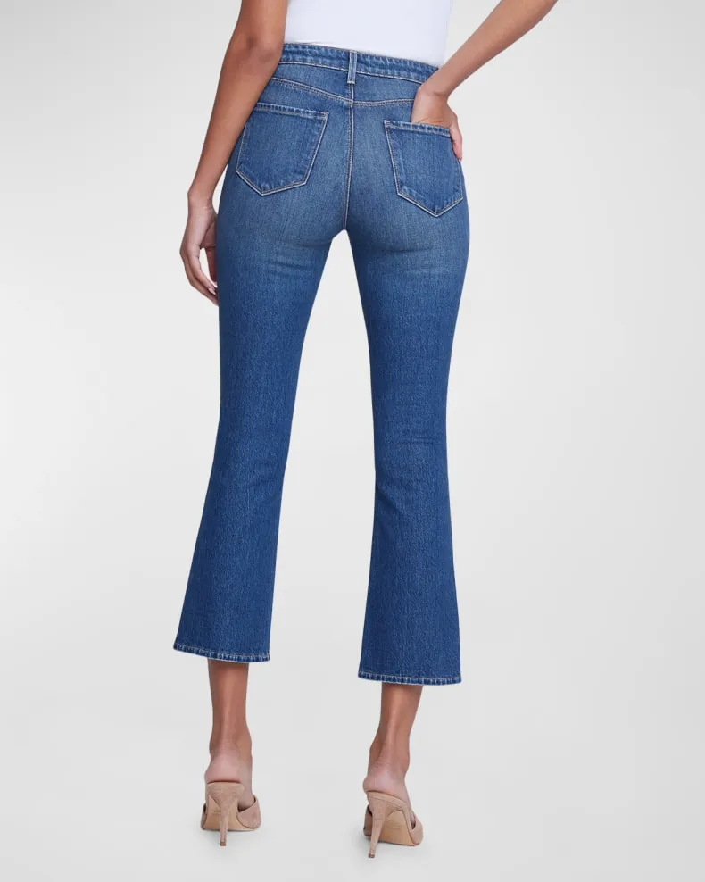 Mira Ultra High Rise Crop Micro Bootcut Jean